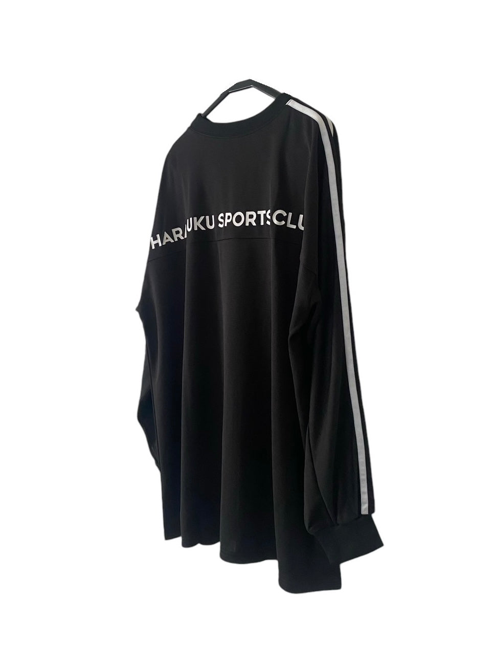 HSC® CREW L/S T SHIRTS WITH 2 WHITE LINES/ BLACK of sz175 ONLY