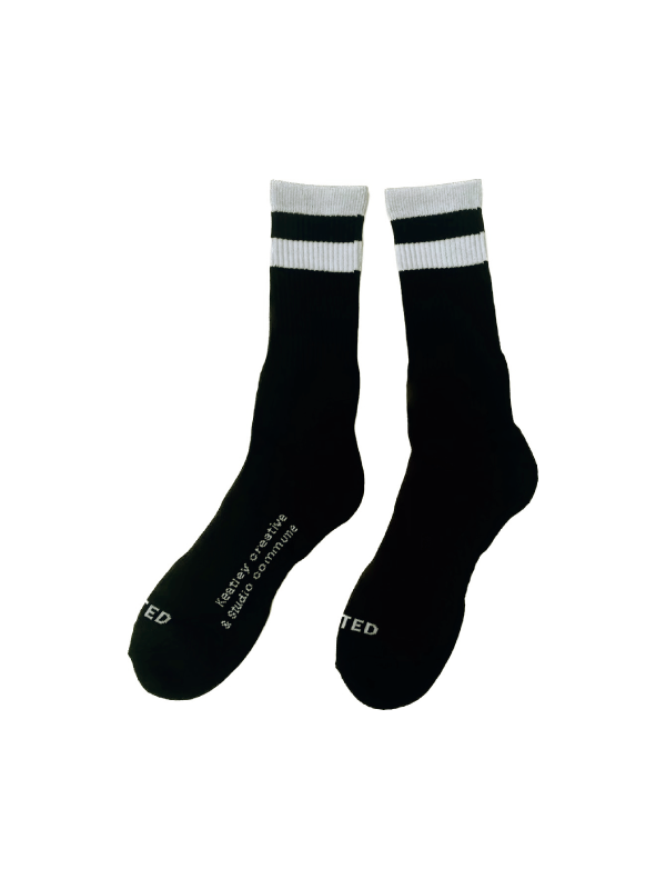 SOCKS BLACK with Tyvek drawstring bag