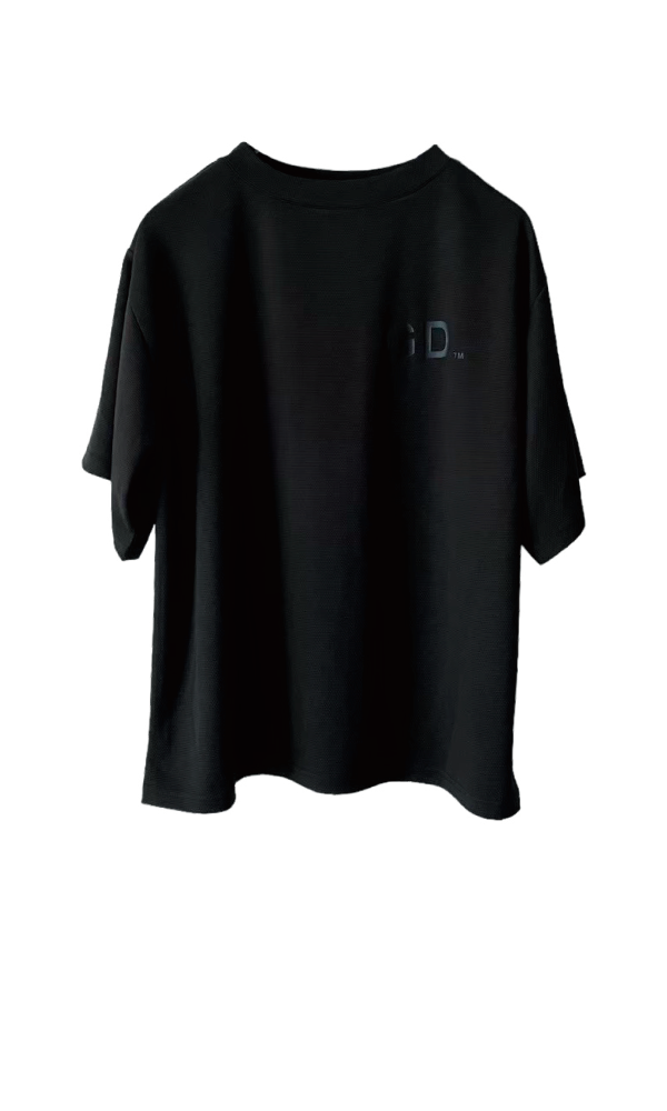 CREW S/S T SHIRTS 160cm-180cm / BLACK 【Makuakeに杢グレーなどが追加されて挑戦中】