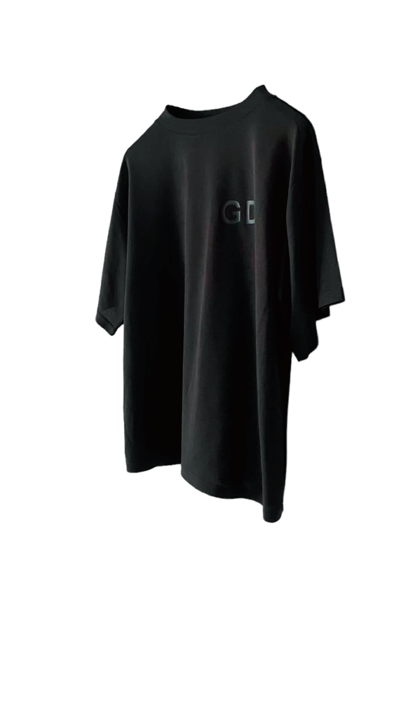 CREW S/S T SHIRTS 160cm-180cm / BLACK 【Makuakeに杢グレーなどが追加されて挑戦中】