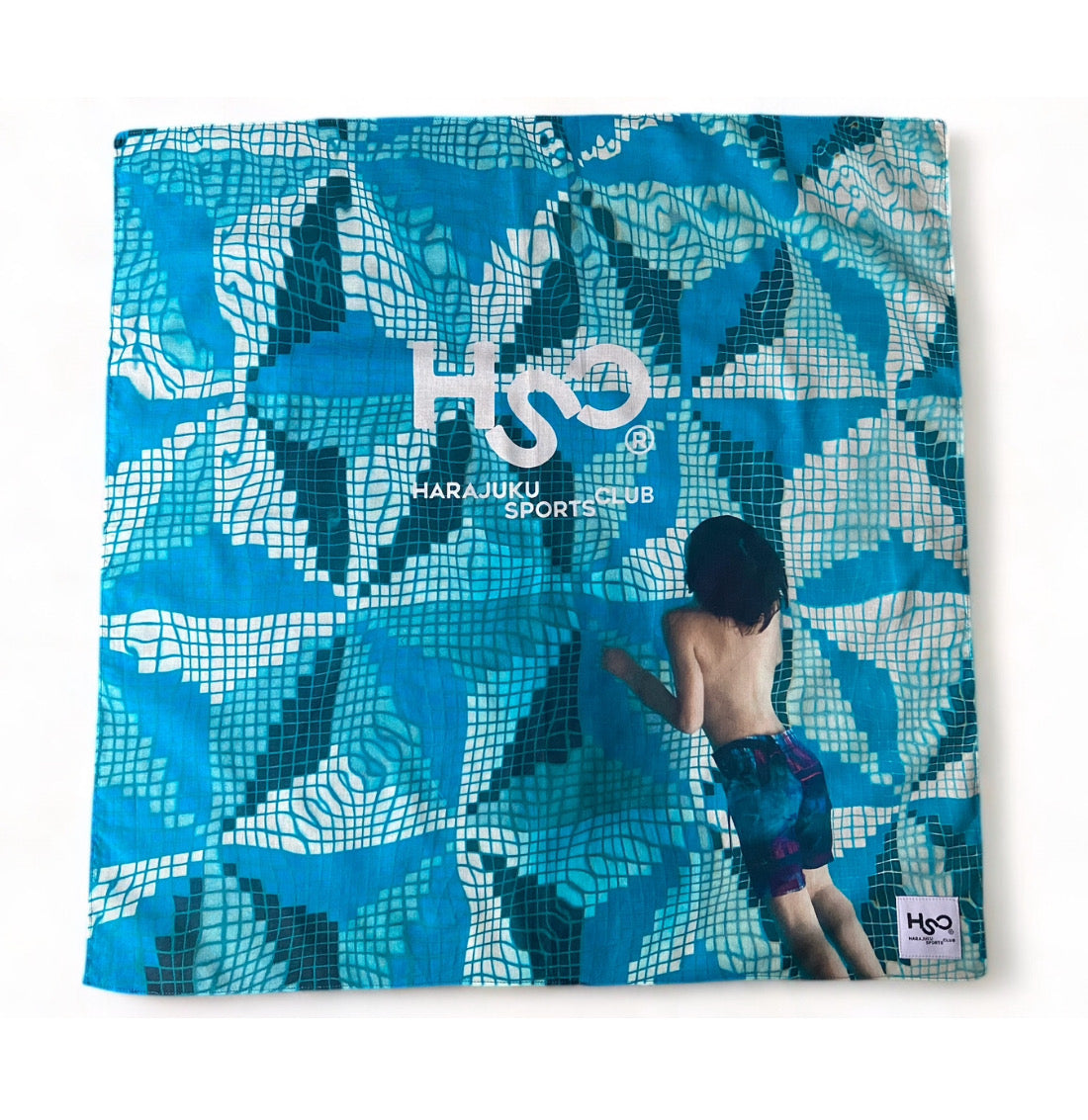 HSC® LARGE BANDANA / BASEBALL BOYS /  BOY UNDERWATER