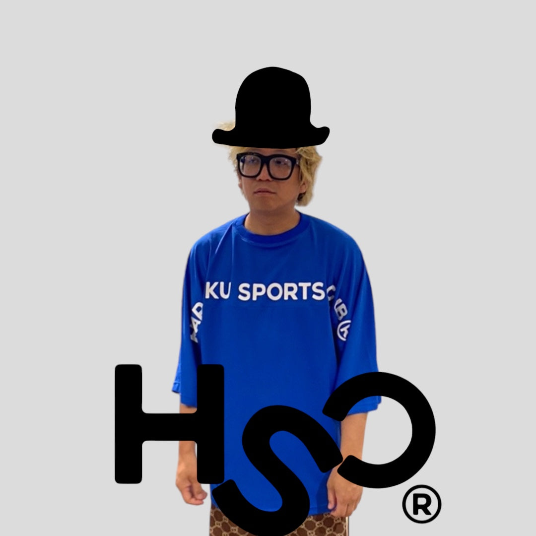 HSC® CREW NECK T-SHIRTS WITH BIG LOGO / 3-QUARTER LENGTH SLEEVES