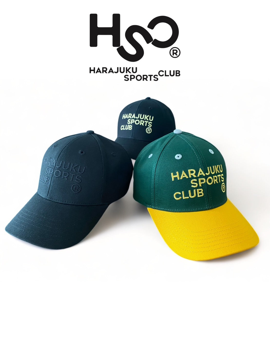 HSC® LOGO-EMBROIDERED COTTON-TWILL BASEBALL CAP